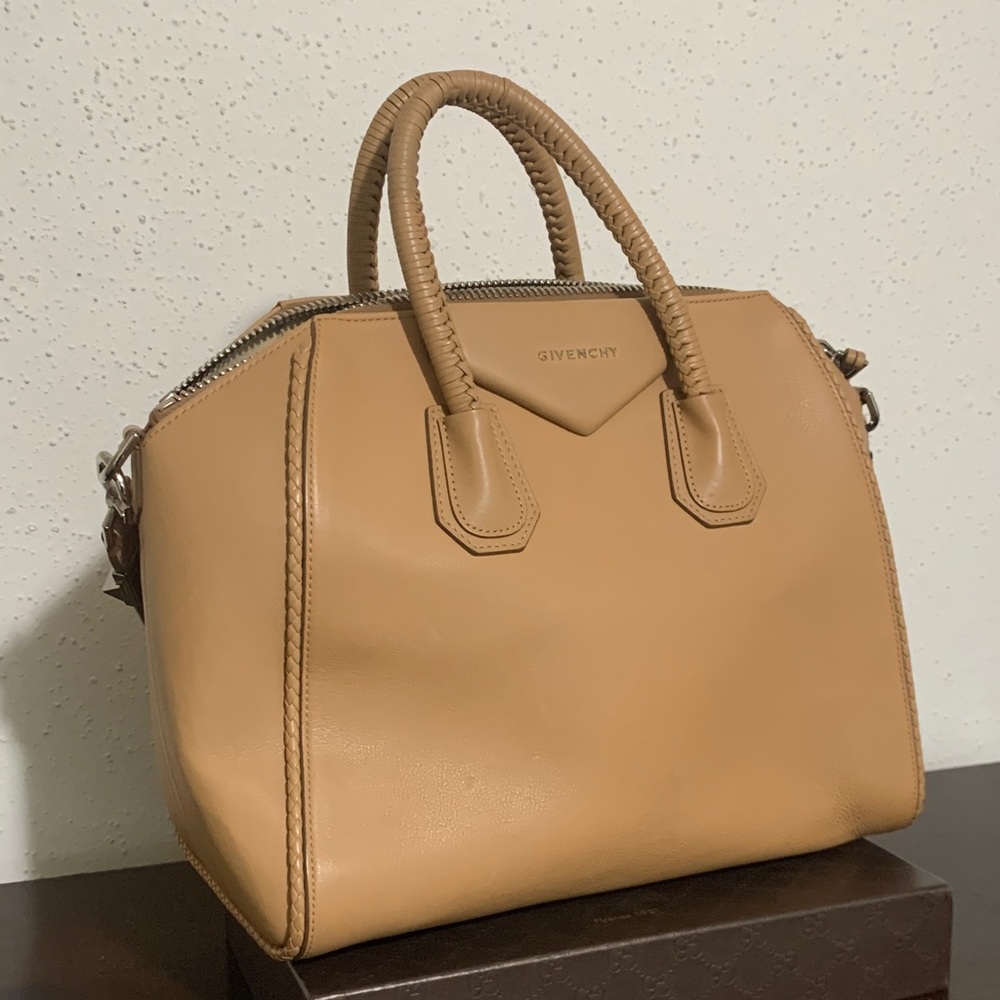Givenchy Camel Satchel Bag